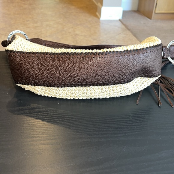 Brighton Raffia Shoulder Bag Like New - Picture 6 of 10